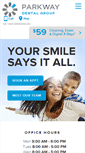 Mobile Screenshot of parkwaydentalgroup.com